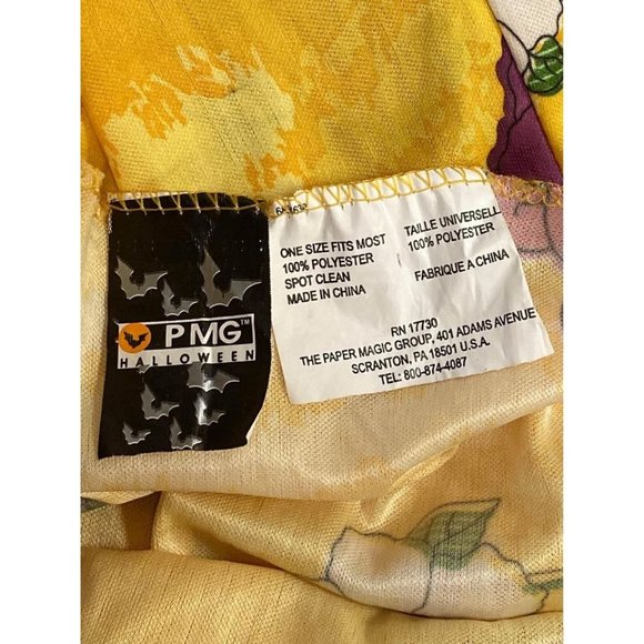 Vintage PMG Halloween Hawaiian Muumuu Dress Nightgown One Size Hibiscus Flamingo - Picture 3 of 3